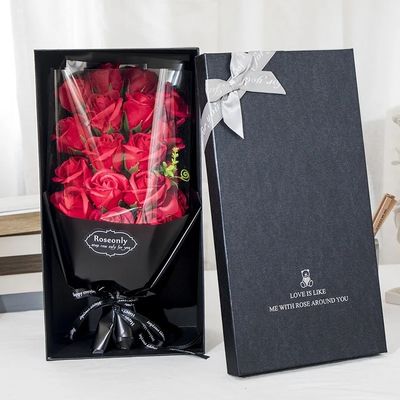 Boîte d'emballage en papier personnalisée en couleur cadeau pour la Saint-Valentin