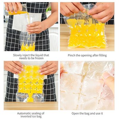 Structure du matériau PE Transparent Sac d'emballage en plastique à usage unique