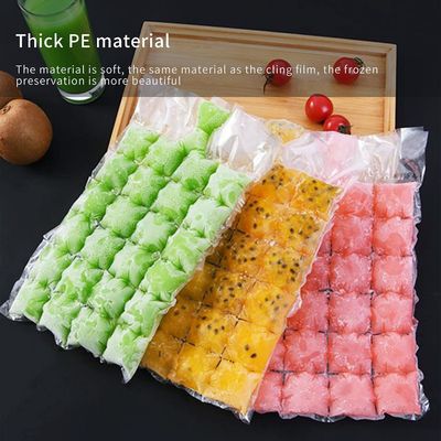 Structure du matériau PE Transparent Sac d'emballage en plastique à usage unique