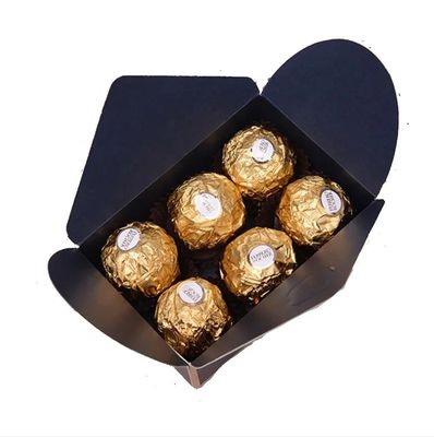 Impression personnalisée de luxe boîte de papier pliable boîtes d'emballage de papier élégant pour le chocolat