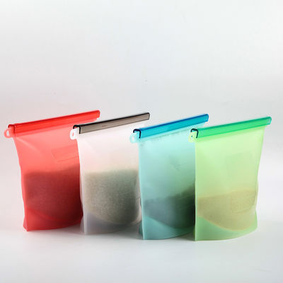 Logo personnalisé sac de cuisine en silicone pour enfants collations rangement réutilisable de qualité alimentaire