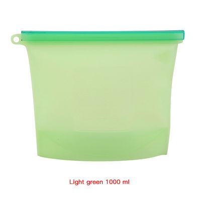 Logo personnalisé sac de cuisine en silicone pour enfants collations rangement réutilisable de qualité alimentaire