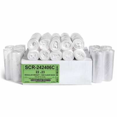 Résistance à la traction Résistance à la traction Sac en plastique lourd Package pour déchets en couleur blanche