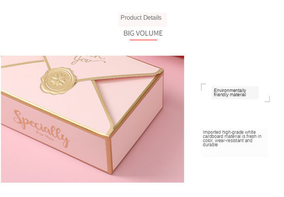 Boîte cadeau d'emballage personnalisée pour l'impression de chocolat de mariage