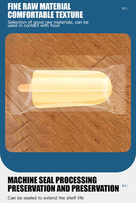 Sacs transparents en plastique, emballage en plastique jetable pour glaces