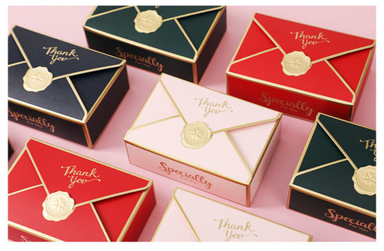 Boîte cadeau d'emballage personnalisée pour l'impression de chocolat de mariage