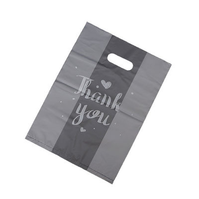 Sac à main écologique personnalisé THANKYOU Sac de magasinage en plastique d'épaisseur de 50 à 200 microns
