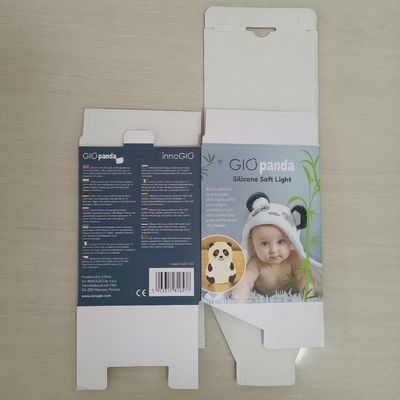 Boîte d'emballage en papier ondulé personnalisé avec imprimante de logo Matériau d'emballage écologique