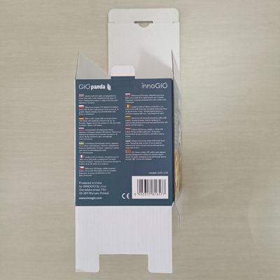 Boîte d'emballage en papier ondulé personnalisé avec imprimante de logo Matériau d'emballage écologique