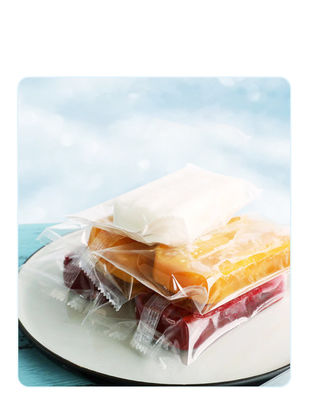 Emballage de glace en plastique imprimé sur mesure pour les glaces glacées transparentes