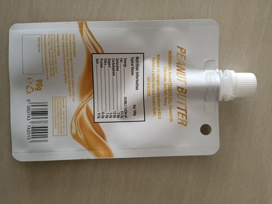 0.15 mm épaisseur Mylar brun 90 g poubelle en aluminium pour emballage de purée de fruits