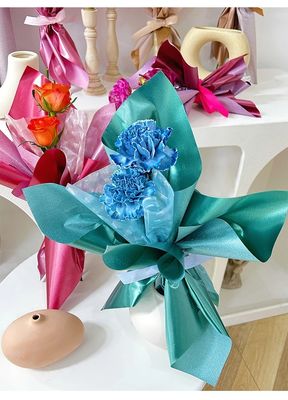 Exemplaire gratuit Impression sur mesure Résistant à l'eau Papeterie d'emballage pour fleuriste Bouquet