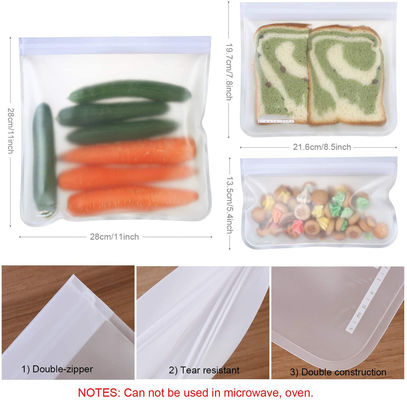Sacs en plastique alimentaire transparents avec fermeture à glissière pour les skittles biodégradables