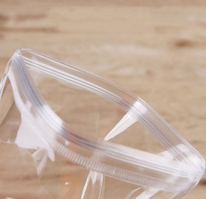Sacs en plastique alimentaire transparents avec fermeture à glissière pour les skittles biodégradables