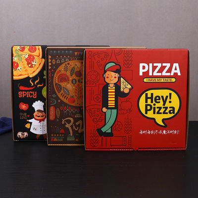 Boîtes à fentes 9 pouces ondulées boîte à lunch papier jetable pour la cuisson et à emporter