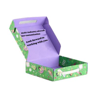 Boîte à volets en carton ondulé pour boîtes de papier kraft à déchirer personnalisées