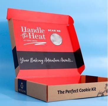 Boîte à volets en carton ondulé pour boîtes de papier kraft à déchirer personnalisées