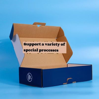 Boîte à volets en carton ondulé pour boîtes de papier kraft à déchirer personnalisées
