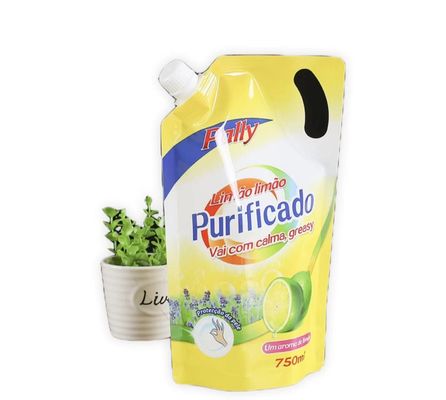 Gravnre Sacs à sachet à jet imprimé pour produits liquides Conception écologique personnalisée