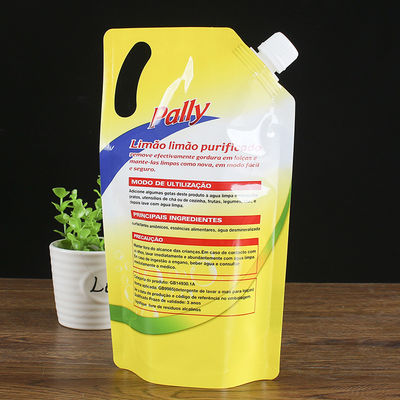 Gravnre Sacs à sachet à jet imprimé pour produits liquides Conception écologique personnalisée
