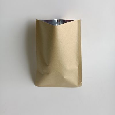 0.14MM épaisseur Sac en papier kraft écologique avec feuille d'aluminium et gravure