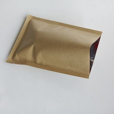 0.14MM épaisseur Sac en papier kraft écologique avec feuille d'aluminium et gravure