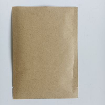 0.14MM épaisseur Sac en papier kraft écologique avec feuille d'aluminium et gravure