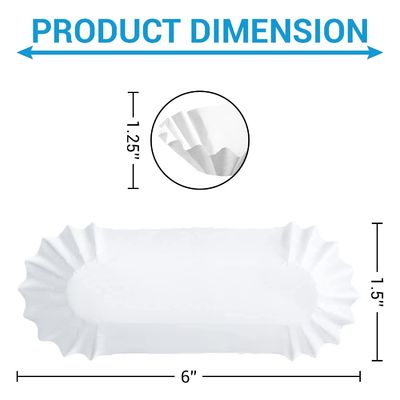 Emballage jetable pour les aliments de 6' Sandwiches à la soupe blanche hamburgers et plus dans une boîte aseptique