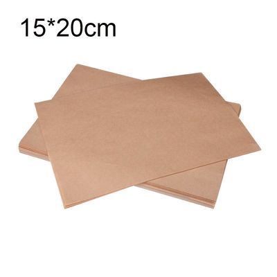 Papier à l'épreuve de l'huile de pulpe de paille pour les plats à emporter Boulangerie Pizza Pad Barbecue Frites