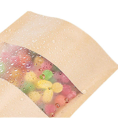 Sac à dos de papier kraft brun pratique avec fermeture à glissière pour une manipulation et un stockage faciles