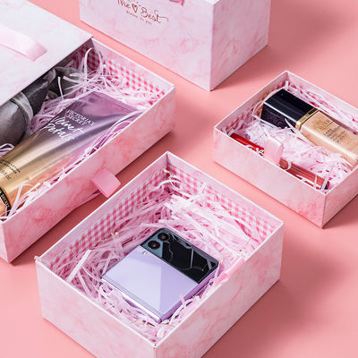 Carton ondulé Couleur personnalisée Logo personnalisé Emballage de bijoux Boîte à fermeture magnétique