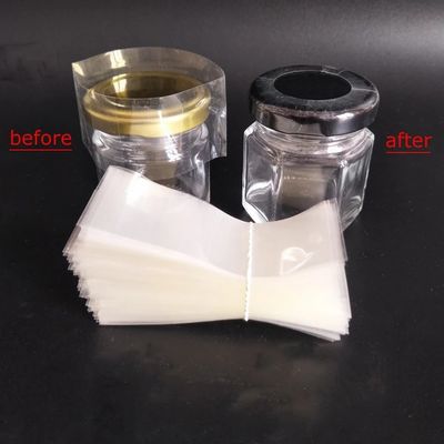 Couverture et protection de la bouche du flacon de médicament en plastique rétrécissant la chaleur