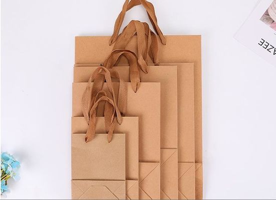 Gravnre Impression Sacs en papier kraft recyclables pour produits ménagers