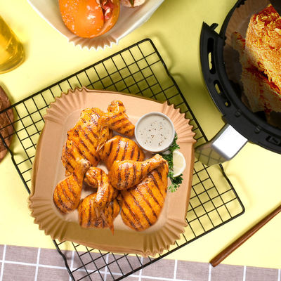 Couche de silicone à une face, papier à plaque pour friteuse à air résistant à la chaleur et à l'huile