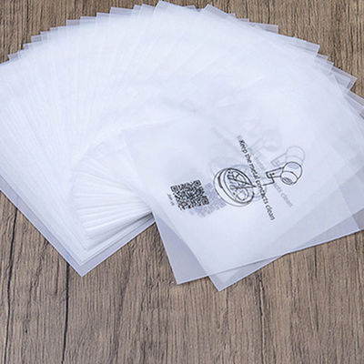 30-200 épaisseur Sac en plastique CPE à tache blanche personnalisé pour emballage et stockage électronique