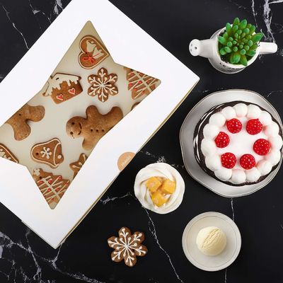 10 12 pouces de haut fromage gâteau gâteau à la pâte boîte de papier boulangerie avec fenêtre transparente