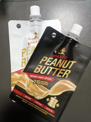 Sécurité garantie Sac à goule transparent PET/VMPET/PE personnalisé pour le stockage de jus de fruits