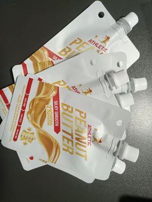 Sécurité garantie Sac à goule transparent PET/VMPET/PE personnalisé pour le stockage de jus de fruits