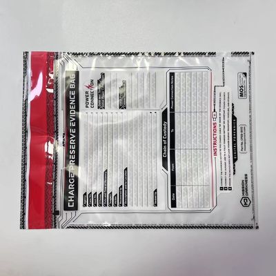 Sacoche à billets de preuve Couleur personnalisée pour la sécurité Sacoche bancaire anti-violation et collection