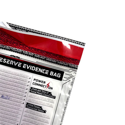 Sacoche à billets de preuve Couleur personnalisée pour la sécurité Sacoche bancaire anti-violation et collection