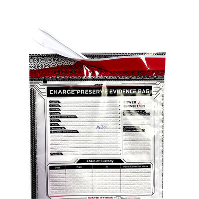Sacoche à billets de preuve Couleur personnalisée pour la sécurité Sacoche bancaire anti-violation et collection