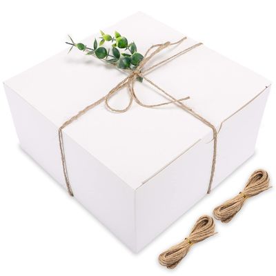 Mariage de Noël Impression personnalisée Emballage cadeau Contenant de papier Boîtes de friandises avec couvercles