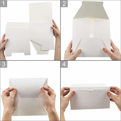 Mariage de Noël Impression personnalisée Emballage cadeau Contenant de papier Boîtes de friandises avec couvercles