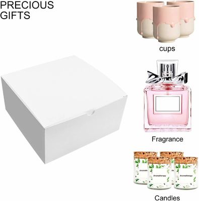Mariage de Noël Impression personnalisée Emballage cadeau Contenant de papier Boîtes de friandises avec couvercles