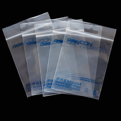 Sac en plastique PE d'épaisseur personnalisée Mini sac ziplock avec certificat SGS65