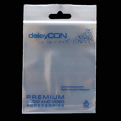 Sac en plastique PE d'épaisseur personnalisée Mini sac ziplock avec certificat SGS65