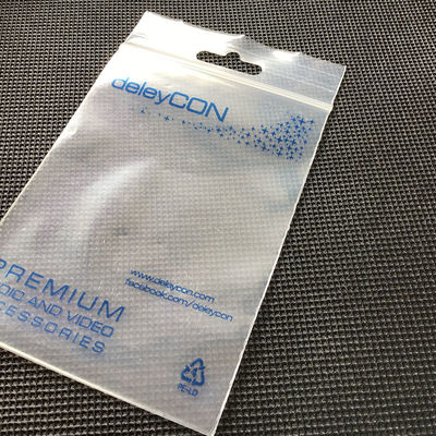 Sac en plastique PE d'épaisseur personnalisée Mini sac ziplock avec certificat SGS65