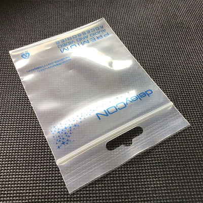 Sac en plastique PE d'épaisseur personnalisée Mini sac ziplock avec certificat SGS65