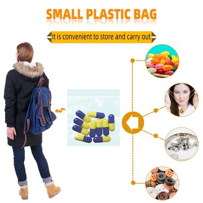 Emballage en plastique transparent pour polybag facile à ouvrir
