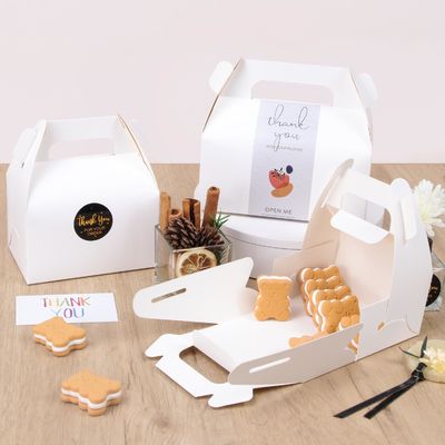 Boîte à gâteaux Brown Kcraft Boîte à gâteaux à la main